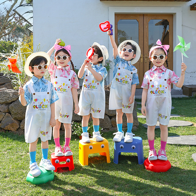 幼儿园六一表演服小学生运动会合唱舞蹈服儿童毕业啦啦队演出服装