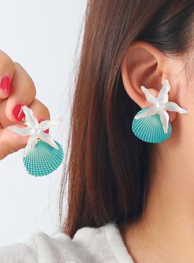 欧美海洋风夏季沙滩度假海星贝壳