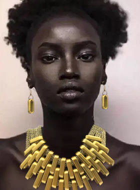 毛衣项链配饰品欧美时尚大牌百搭耳环套装Necklace Accessories