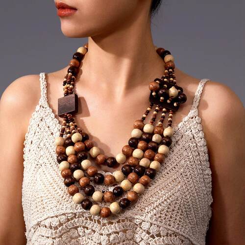 new fashion jewelry sets beads necklace earrings women项链