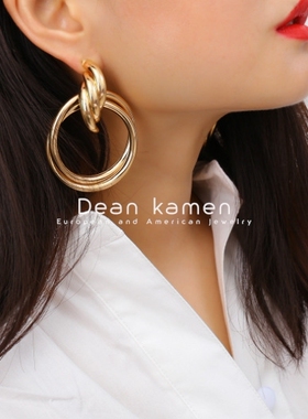 New fashion resin acrylic geometric earrings women女百搭耳环