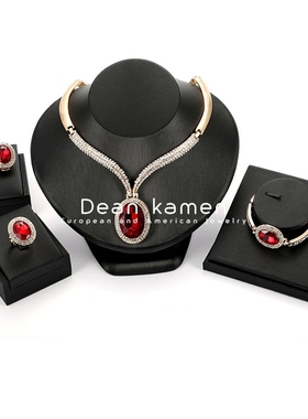 项链饰品European new jewelry necklace earring bracelet women