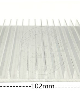 铝散热片102*12-80 LED铝散热板/cpu散热片/diy定制散热片