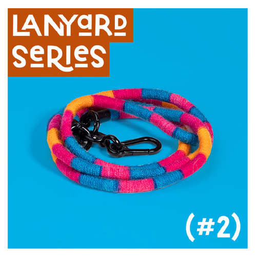 斜挎防丢手作编制长挂绳