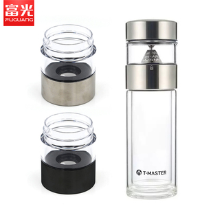 富光茶马仕TMB201W-310茶水分离玻璃杯大容量泡茶杯茶仓替换配件