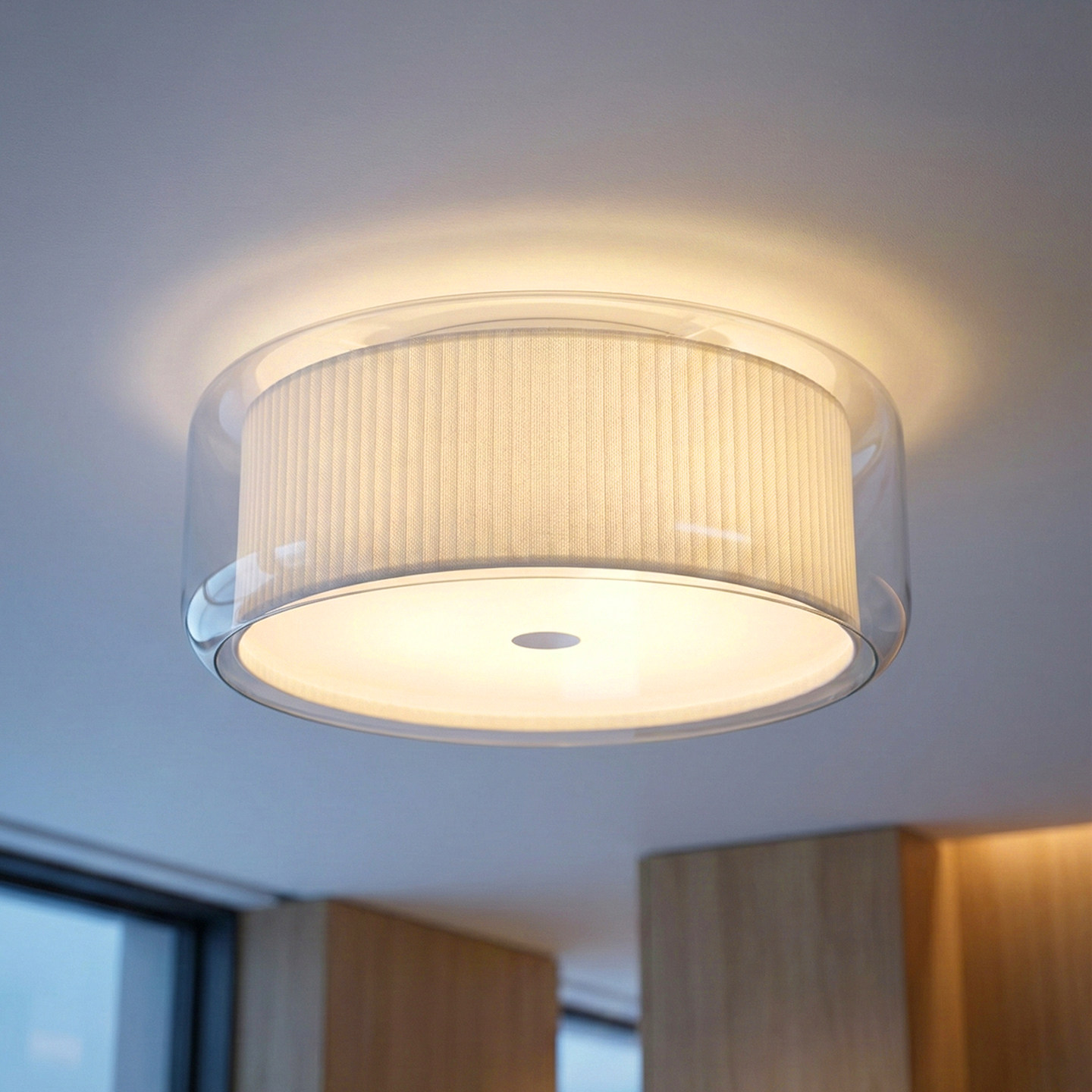 西班牙Mercer设计师款法式奶油风吸顶灯卧室书房玄关创意LED灯具