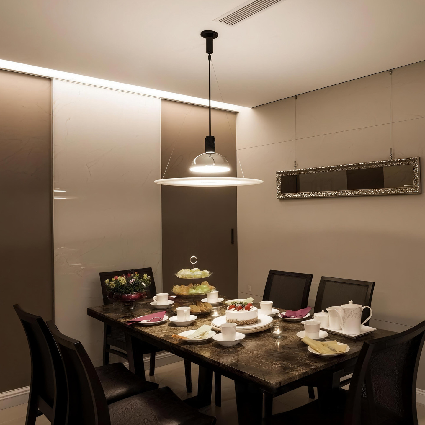 意大利飞碟餐厅吊灯北欧简约现代