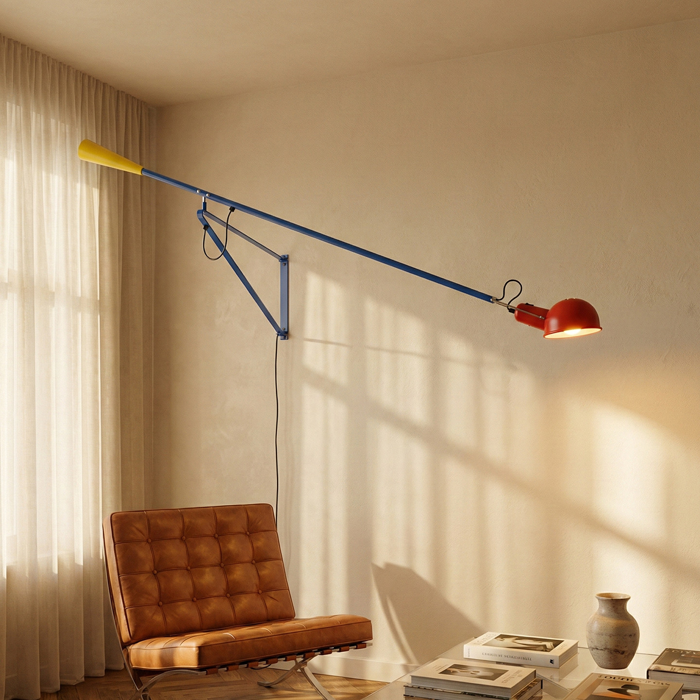 长壁灯loft咖啡厅个性过道服装店亚黑色餐厅铁艺装饰带开关灯具