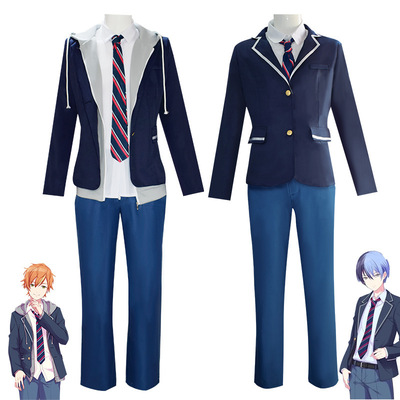世界计划 cosplay彩色舞台 feat 青柳冬弥 东云彰人学院制服cos