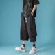 男士 宽松阔腿裤 短裤 夏季 子机能工装 七分裤 运动裤 休闲裤 国潮牌薄款