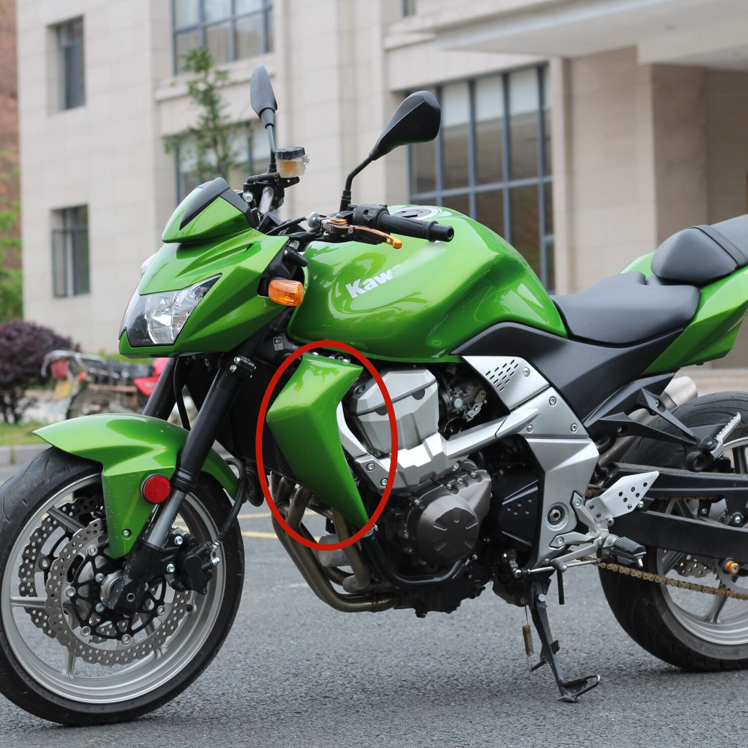 适用川崎Z750侧板外壳08-14年