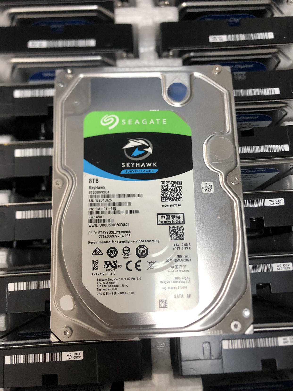 高价回收Seagate/希捷 固态硬盘 银河16t机械硬盘氦气盘企业级 8t