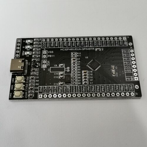 华大 HC32F460JEUA-QFN48TR  M4 开发板 最小系统板 USB CAN