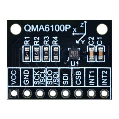 QMA6100P 三轴 重力加速度 模块测试板 IIC  SPI 硬件计步