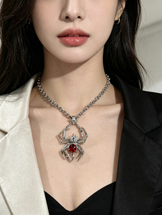 宥见归来 原创小众高级感蜘蛛不掉色项链 男女款日常百搭