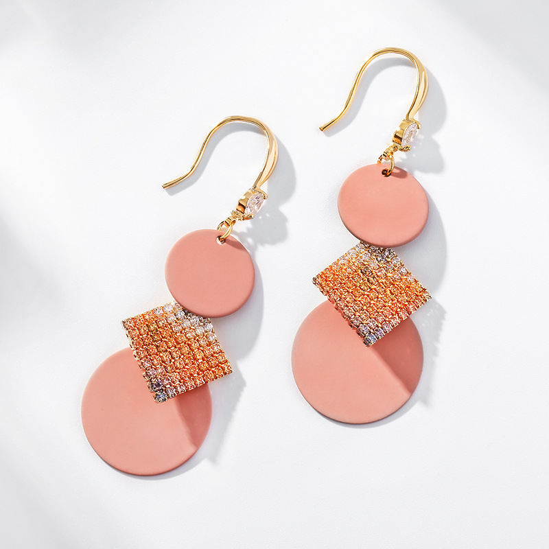 2025年新款优雅韩国网红气质耳环女个性时尚潮流几何耳饰日韩饰品