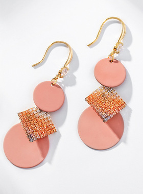 2025年新款优雅韩国网红气质耳环女个性时尚潮流几何耳饰日韩饰品