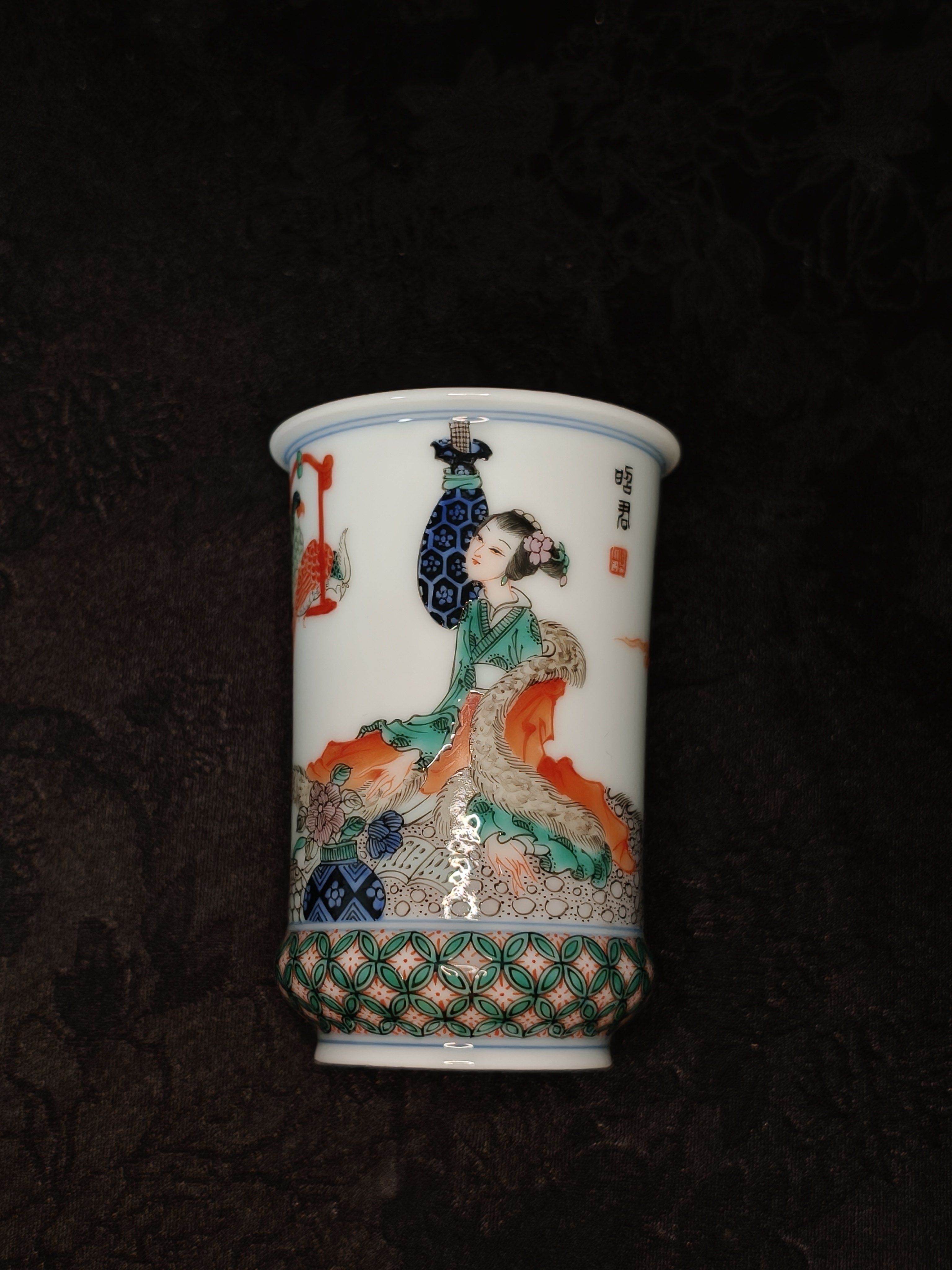 古阅和风四大美女系列之王昭君手握杯90cc主人杯