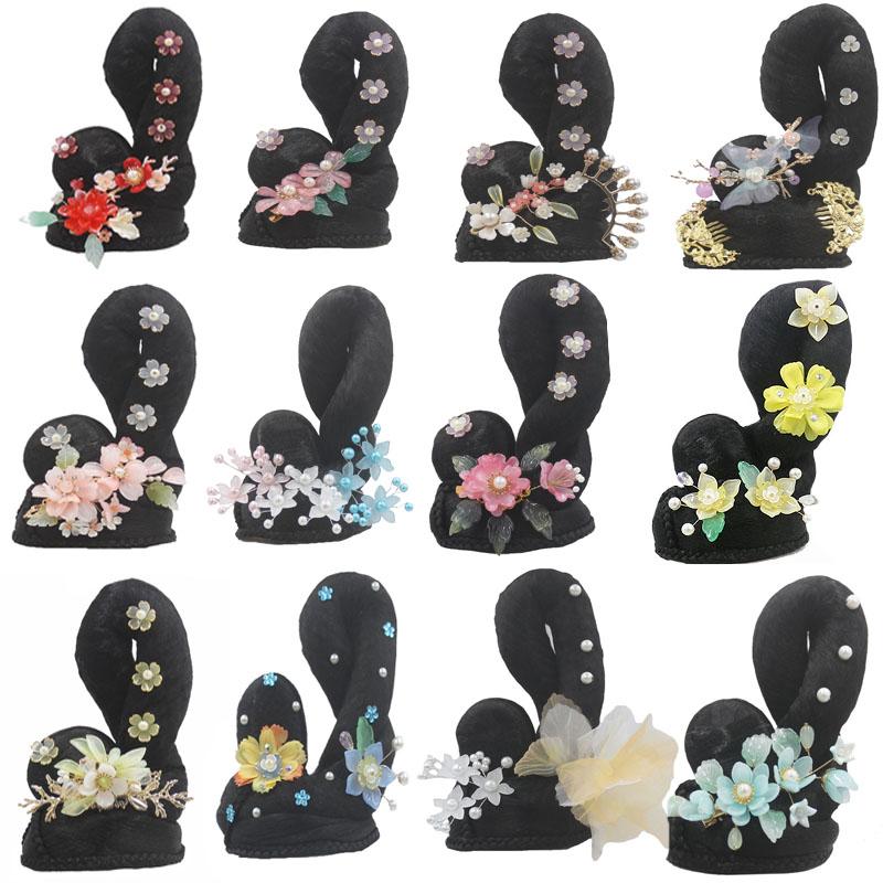 飞天演出古典舞民族汉服头饰古风