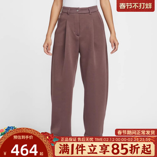 NIKE耐克女子运动休闲宽松梭织直筒长裤IF0322-502