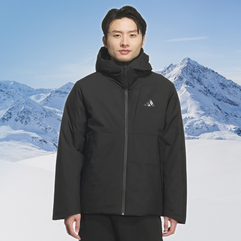 优购adidas阿迪达斯男子TECH DOWN JKT运动休闲羽绒服外套KQ5505