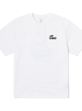 优购VANS范斯男子HANAI GFX SS TEE运动休闲短袖T恤VN000R60WHT