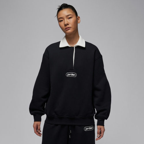 NIKE耐克女子jordan运动休闲翻领长袖T恤IF0997-010