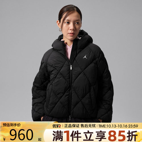 NIKE耐克女子AS J BRK PUFFER JKT运动休闲棉服外套IM7235-010