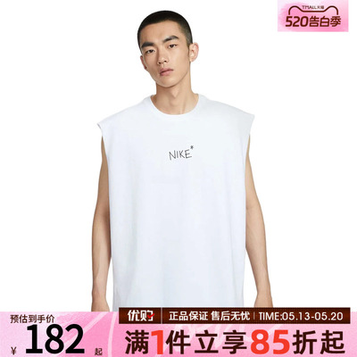 优购NIKE耐克男子AS M NSW GFX 运动休闲无袖T恤IH9266-100