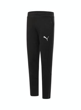优购puma彪马男子-EVOSTRIPE Pants DK-黑色针织运动长裤68118901