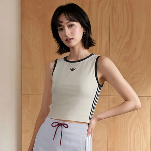 优购adidas阿迪达斯三叶草女子3S PADDED TANK运动背心LF4596
