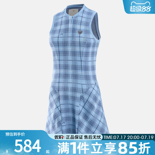 优购NIKE耐克女子DF FF NOV POLO DRESS运动休闲连衣裙IO0354-486