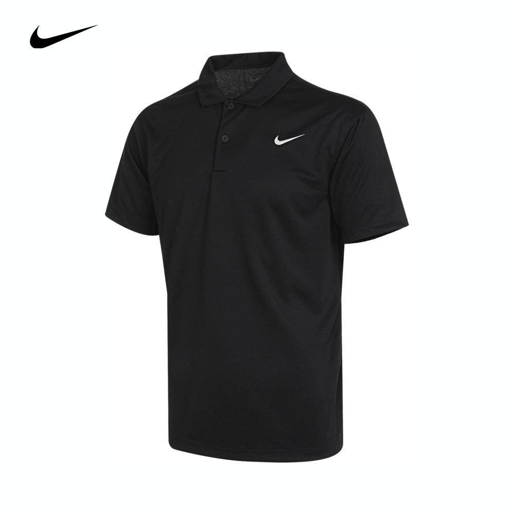优购NIKE耐克男子网球运动休闲短袖POLO衫翻领T恤DH0858-010