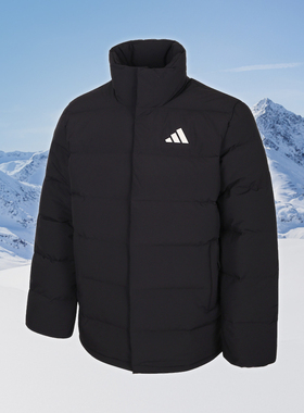 adidas阿迪达斯男子户外运动保暖立领羽绒服外套KH3994