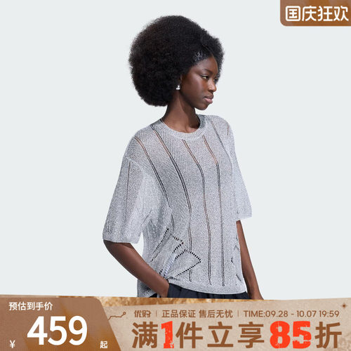 优购adidas阿迪达斯三叶草女子运动休闲套头衫毛衣KZ5061