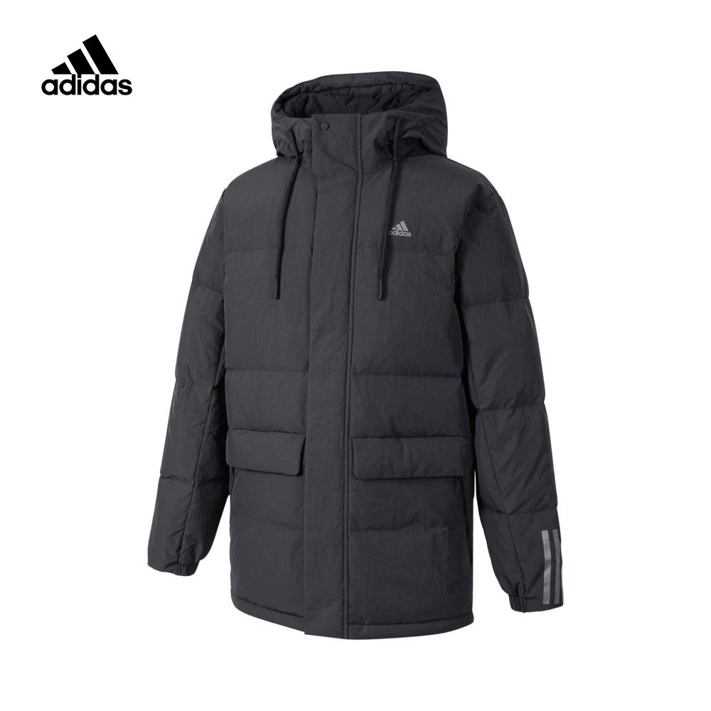 冬季连帽羽绒服Adidas保暖