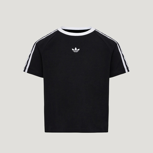 优购adidas阿迪达斯三叶草儿童JG LACE TEE运动休闲短袖T恤KU3111