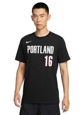 优购NIKE耐克男子Hansen Portland运动休闲短袖T恤IV0566-015