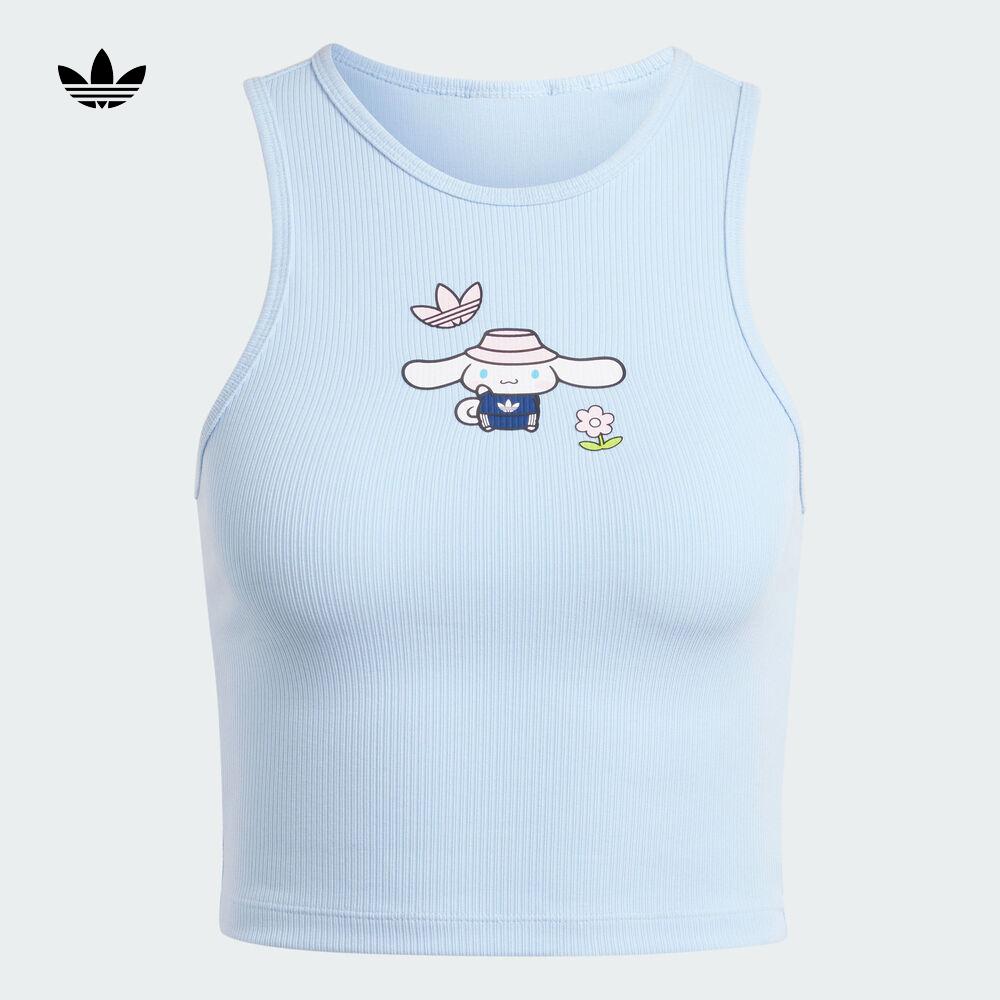 优购Adidas阿迪达斯三叶草女子HELLO KITTY联名运动背心JG8052