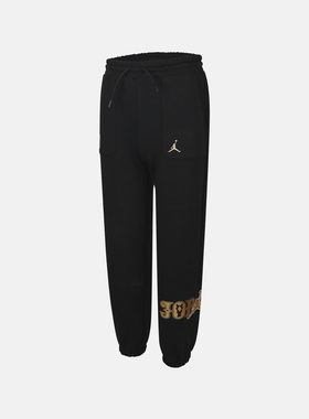 NIKE耐克男大童jordan运动休闲针织收口卫裤长裤JD2612043GS-002