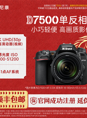 Nikon/尼康D7500单反照相机数码旅游高清新手摄影