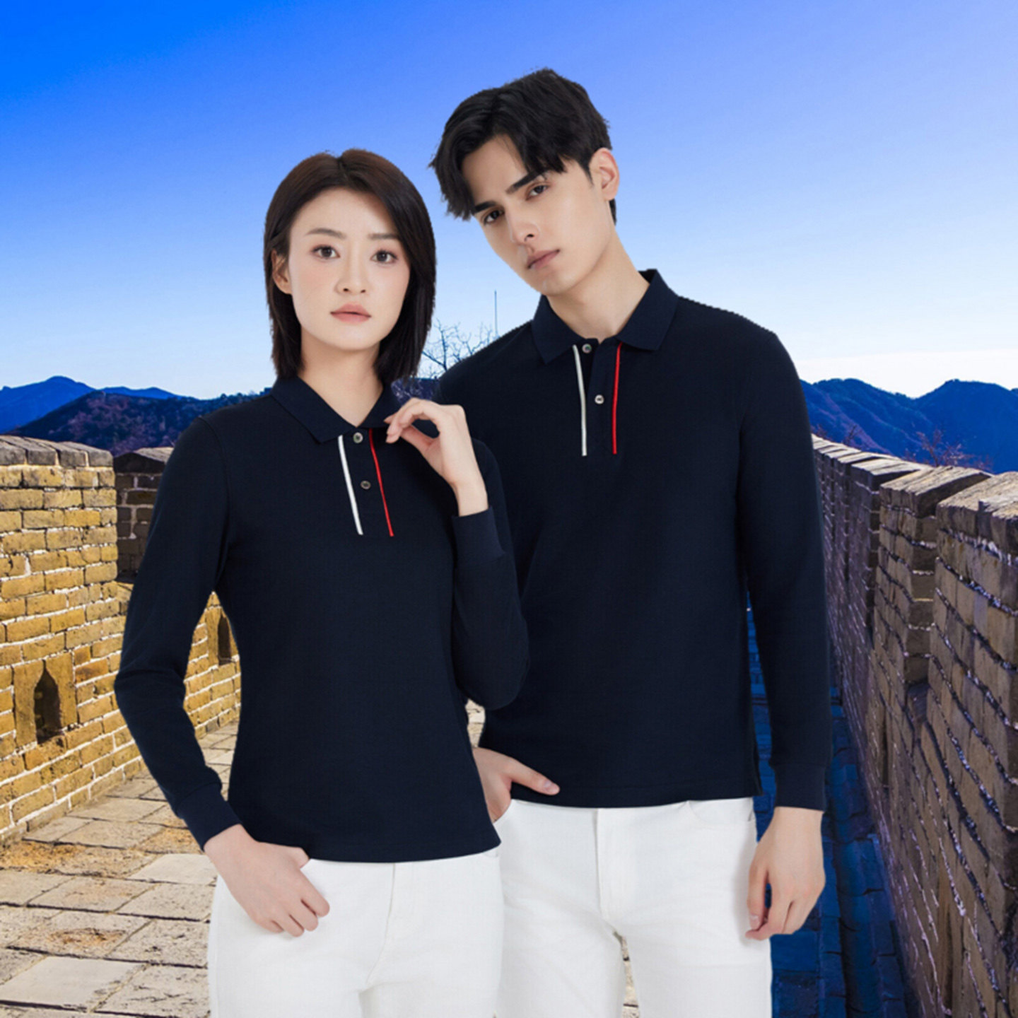 长袖情侣装男女同款时尚品质秋款