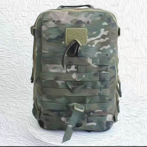 新式迷彩作训背包户外战术突击包迷彩携行具组合式大容量双肩背囊