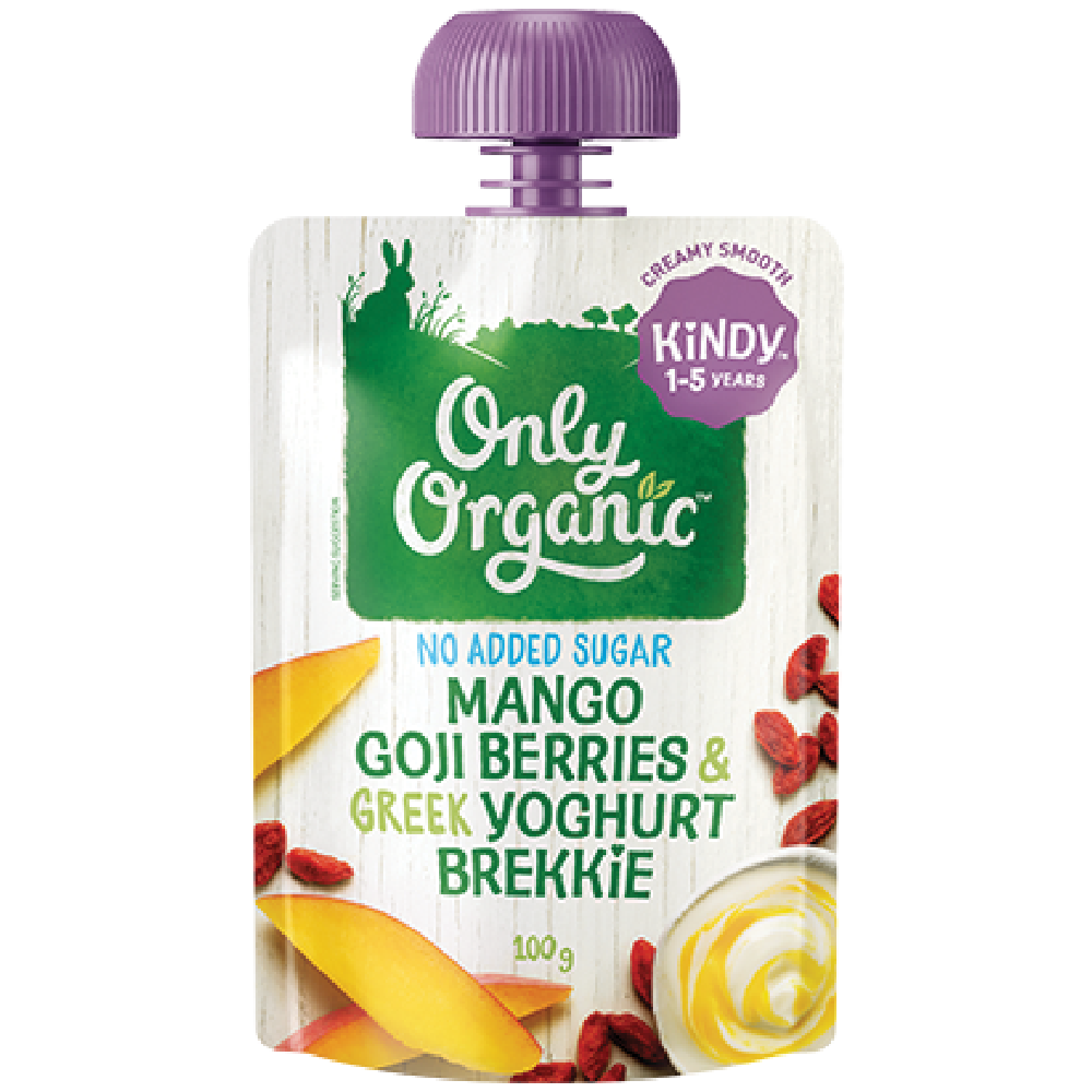 Only Organic有机芒果枸杞杂莓希腊乳酪芒果大米希腊酸奶全脂奶粉