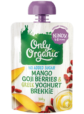 Only Organic有机芒果枸杞杂莓希腊乳酪芒果大米希腊酸奶全脂奶粉
