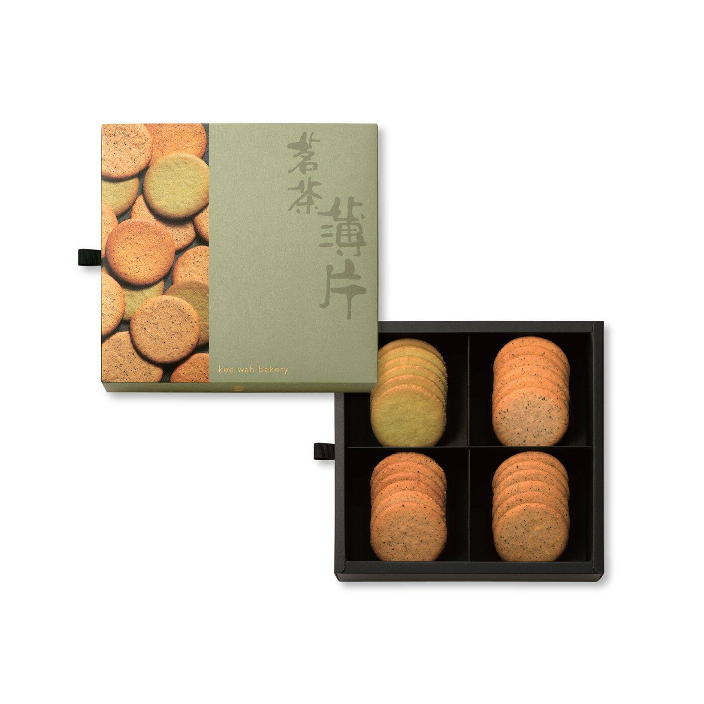 奇华什锦茗茶薄片礼盒 24件装零食糕点下午茶点心伴手礼香酥礼盒