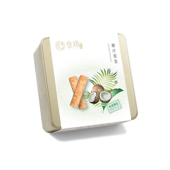 香港进口皇玥椰汁蛋卷礼盒