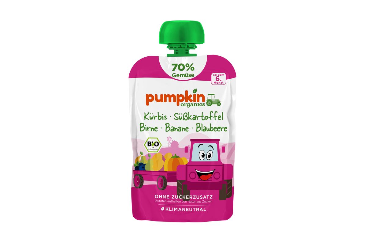 PUMPKIN南瓜番薯梨香蕉蓝莓蔬果蓉100克6个月+宝宝营养辅食果蔬蓉