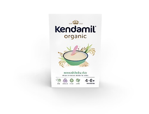 康多蜜儿Kendamil进口英国有机香滑婴儿米糊120g4月+初生幼儿营养