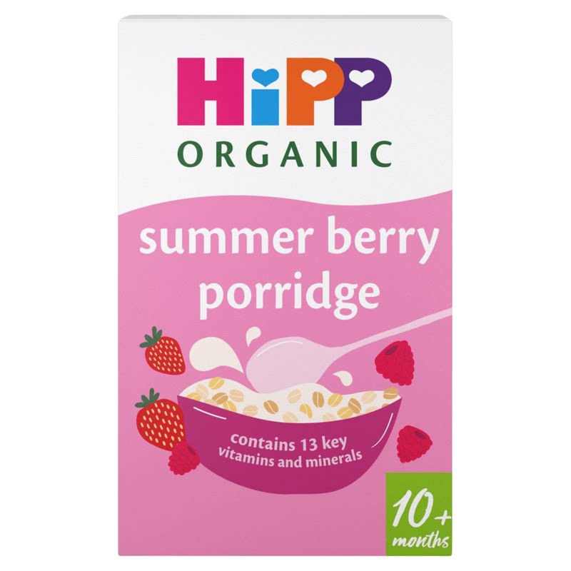 喜宝 有机夏季莓果(Summer Berry Multigrain )婴儿米糊10个月+